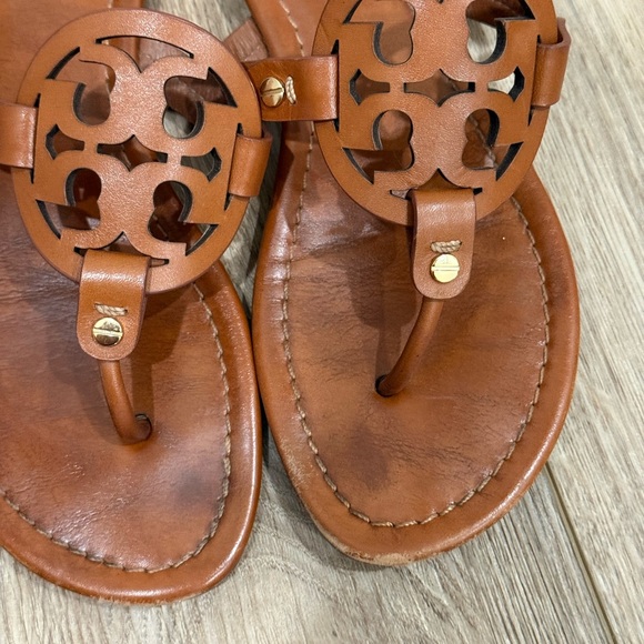 Tory Burch Tan Miller Sandals - Picture 2 of 13